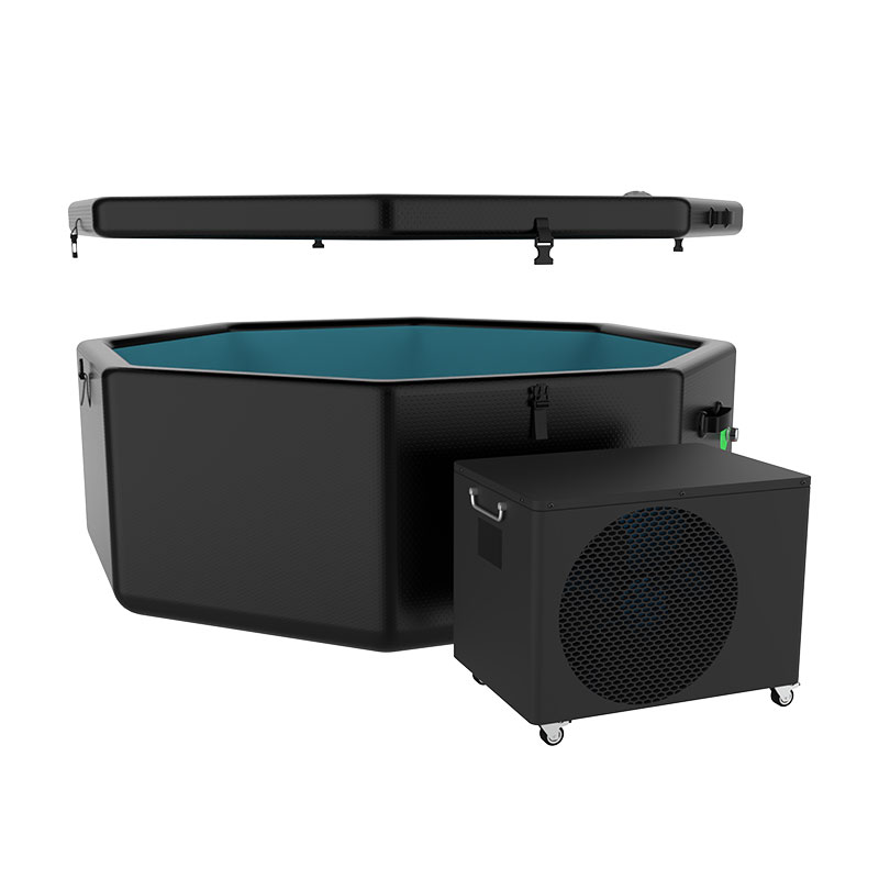 Octágono Ice Pod PVC Inflado Portable para exteriores