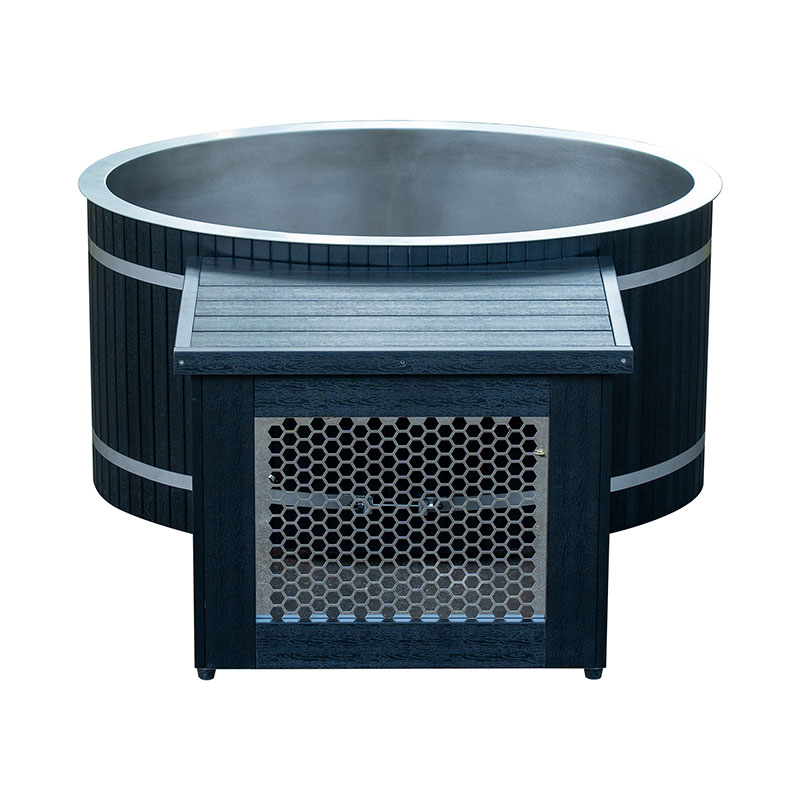 Inmersión fría ovalada con bañera de acero inoxidable